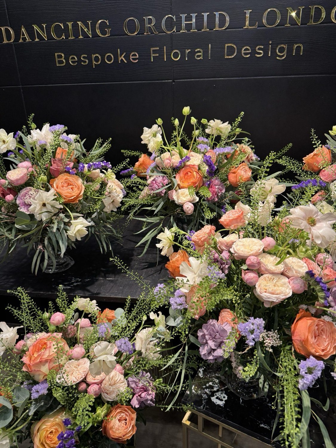 Garden royale, luxury floral arrangement by Dancing Orchid, North London florist